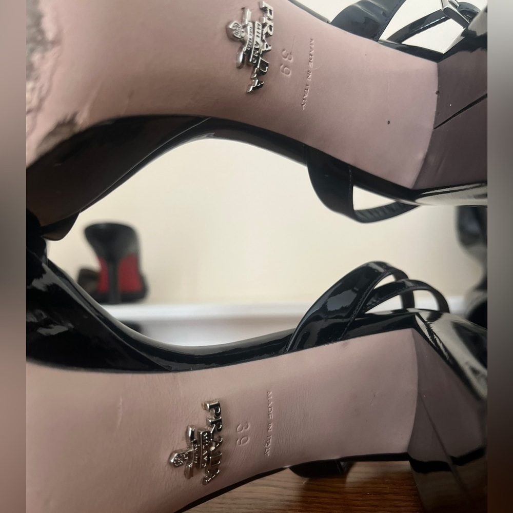 Authentic Prada Ankle Strap Platform Sandals (Nor… - image 5
